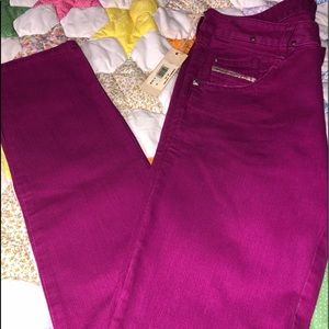 Brand new diesel fusia jeans